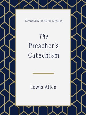 cover image of The Preacher's Catechism